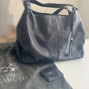 Vince Camuto Black leather hobo